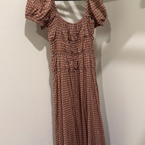 Reformation Rhett Dress in Audrie Check - Picture 9 of 10